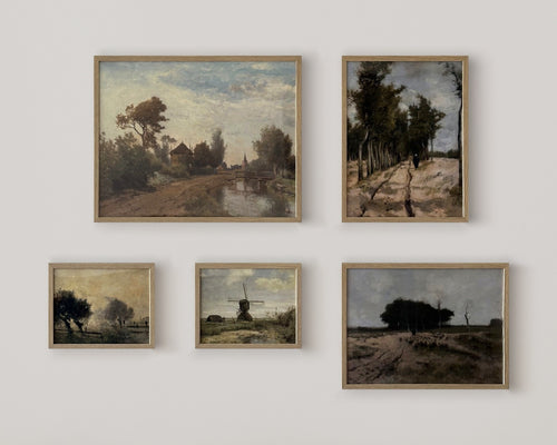 The Gallery Wall Set — Five Framed Prints